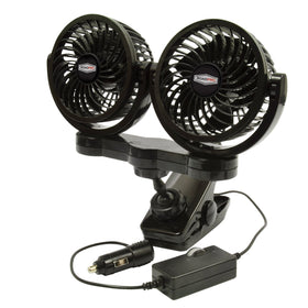 RoadPro close-up of dual adjustable fans delivering targeted cooling