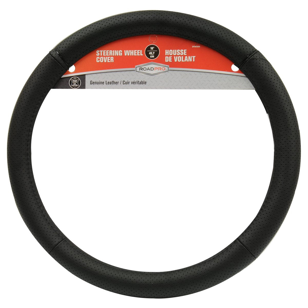 RoadPro beside ruler showing 18-inch fit for correct truck and RV wheel sizing