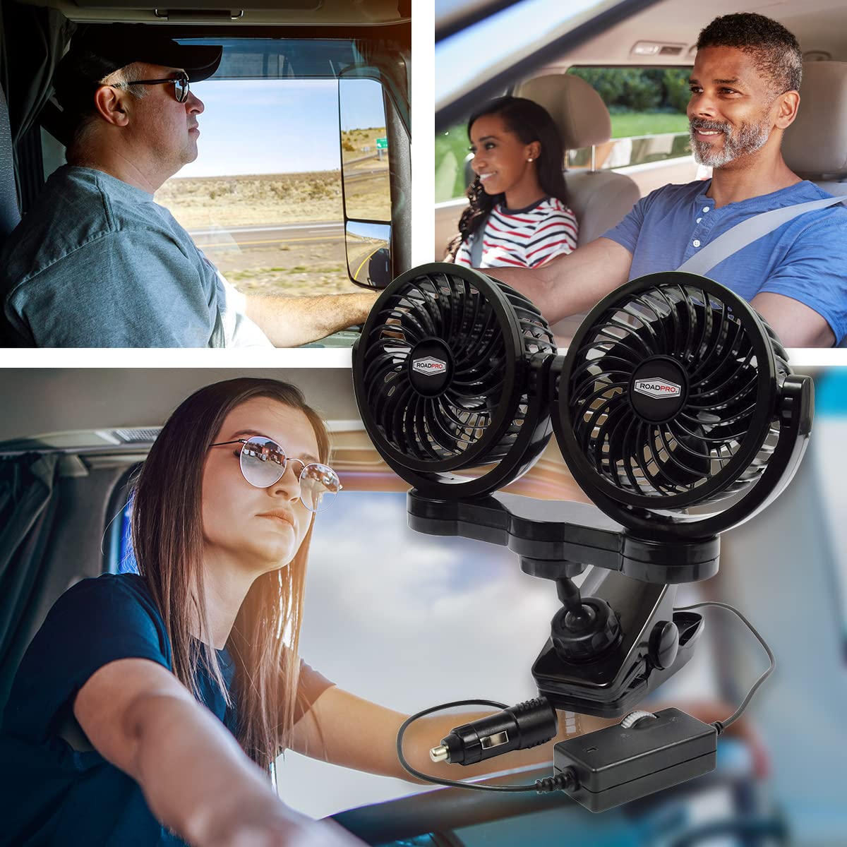RoadPro side profile displaying vents and adjustable head angles for airflow