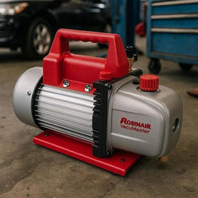 robinair 15500 placed on service truck bench during HVAC work showing real-world use benefits