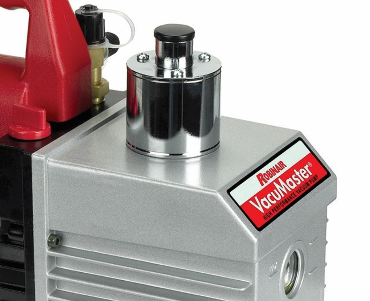 Robinair 15800 inlet fittings and ports for easy hose connections and optimal airflow