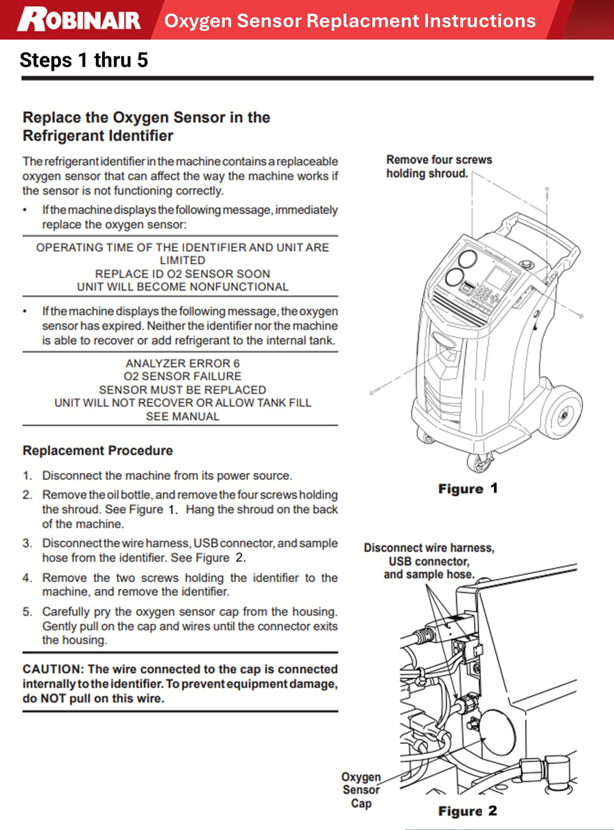 Robinair 16916 sensor tip close-up showing sensing element and precise detection benefit