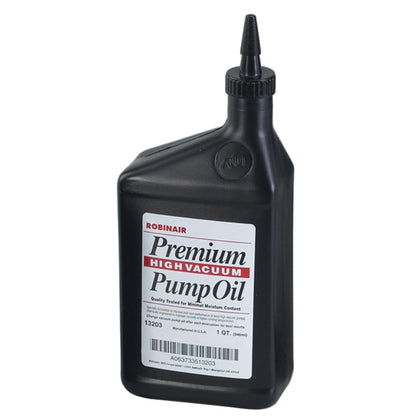 Robinair quart front label showing product and benefit of thermal stability