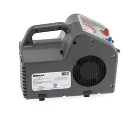 Robinair RG3 oil-less compressor detail highlighting durable build and efficiency