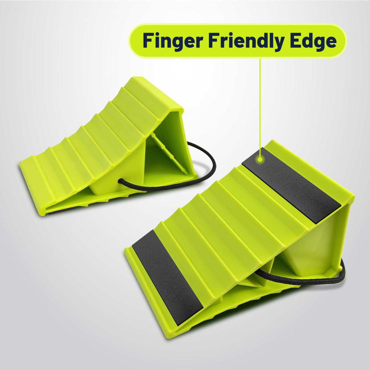ROBLOCK textured base detail showing grooves for ground traction and slip resistance