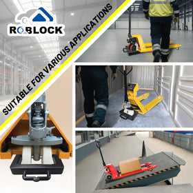 ROBLOCK anti-slip treated bottom close-up improving traction on surfaces