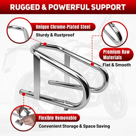 ROBLOCK chrome-plated finish detail resisting rust and simplifying cleaning