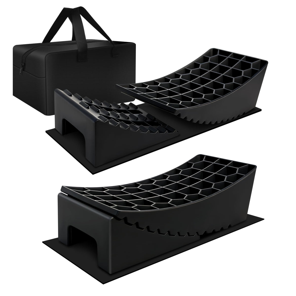 ROBLOCK front packaging showing two blocks and carry bag for easy transport