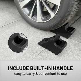 ROBLOCK handle close-up demonstrating built-in carry grip for quick transport