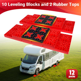 ROBLOCK blocks used at a campsite enabling stable cooking and sleeping