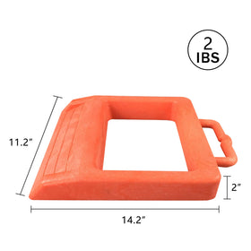 ROBLOck side profile highlighting low 2-inch height for ramp clearance