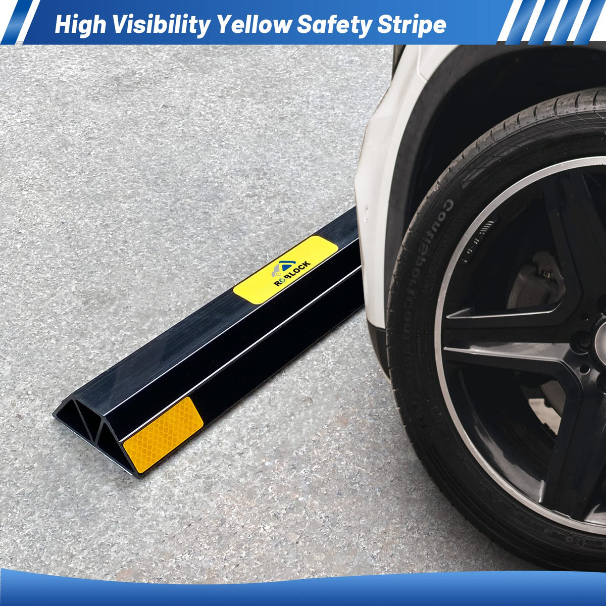 ROBLOCK next to ruler showing exact 16-inch length for accurate size and fit assessment