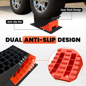 ROBLOK blocks beside ruler showing compact dimensions for portability benefit