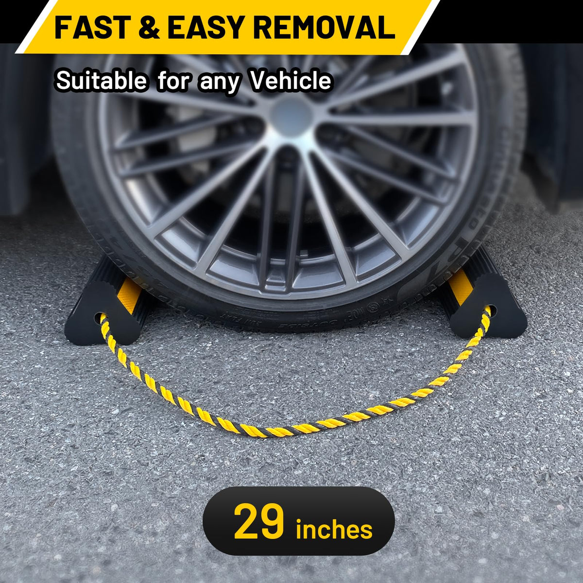 ROBLOCK rubber texture and tread detail providing non-slip grip benefit
