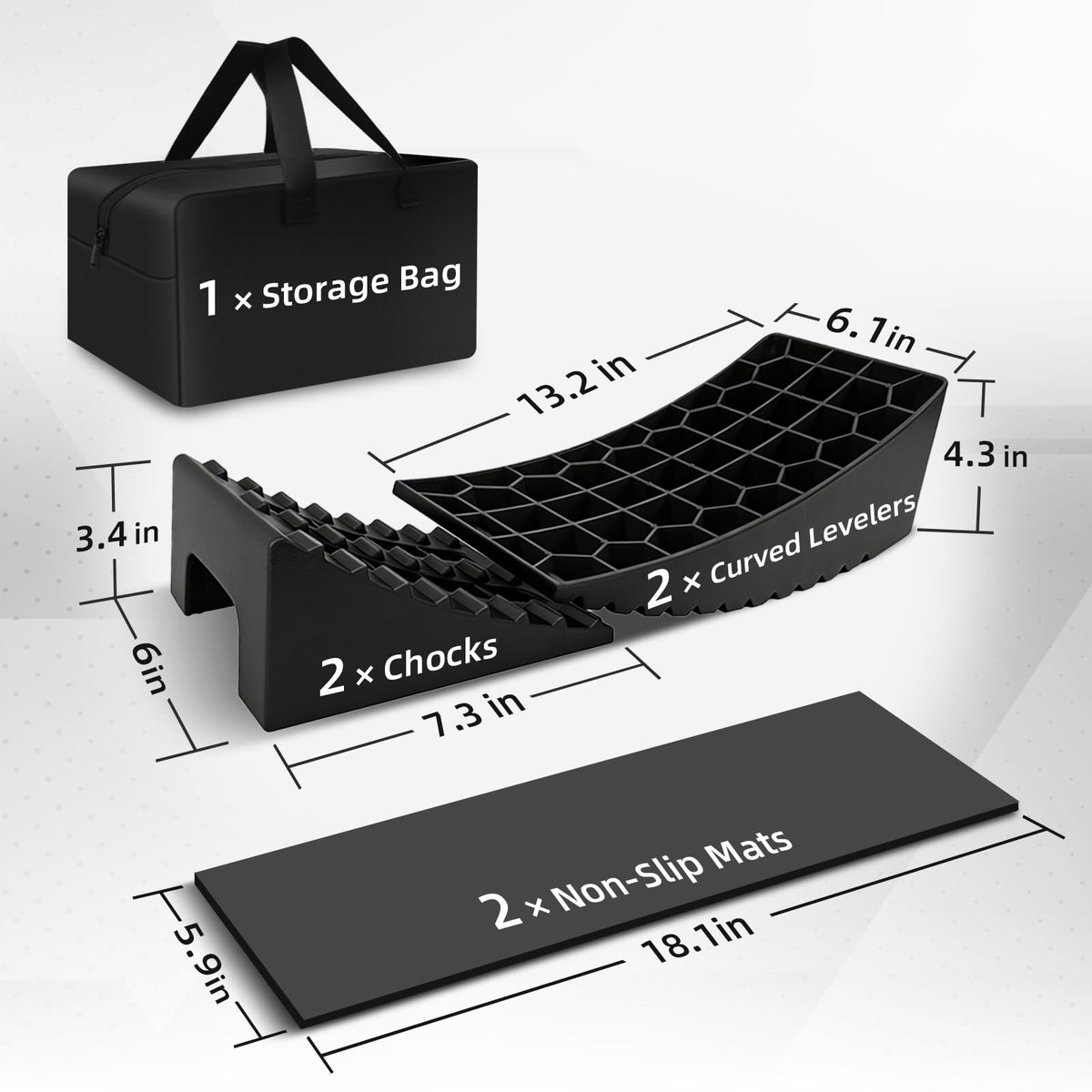 ROBLOCK textured surface close-up giving tire traction and stable grip