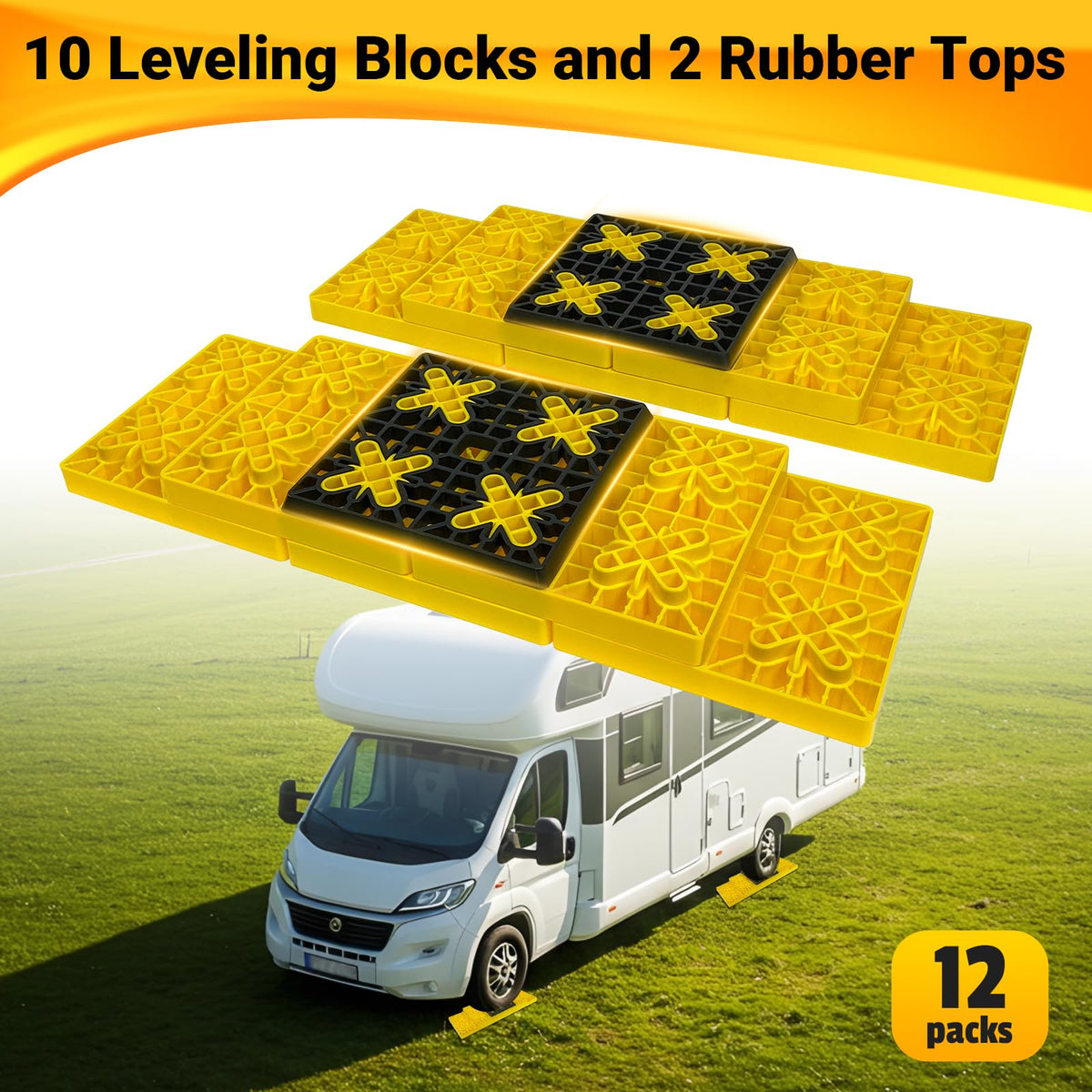 ROBLOCK wheel stop in use preventing tire movement and improving safety