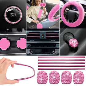 ROCEEI floor mats with vent decorations displayed, coordinated protection benefit