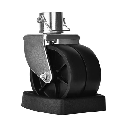 rockane front view dual 6 wheel assembly showing fit and smooth roll benefit