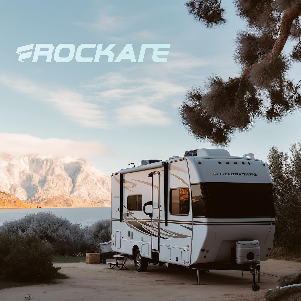 rockane packaging and contents laid out showing included parts for quick install benefit
