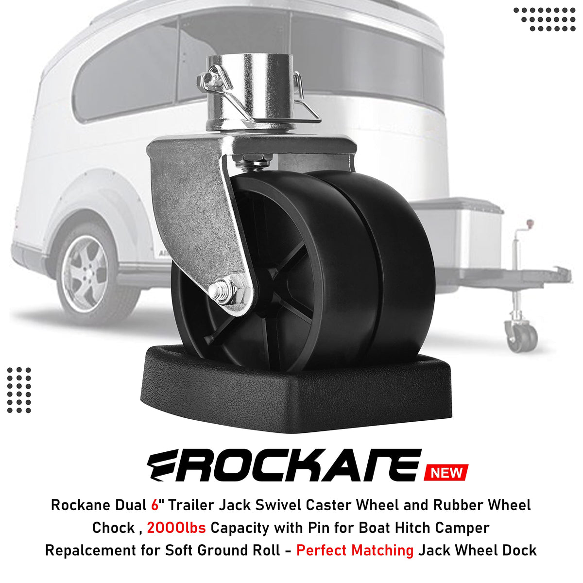 rockane wheel in use on soft ground demonstrating easier maneuvering benefit