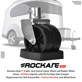 rockane wheel in use on soft ground demonstrating easier maneuvering benefit