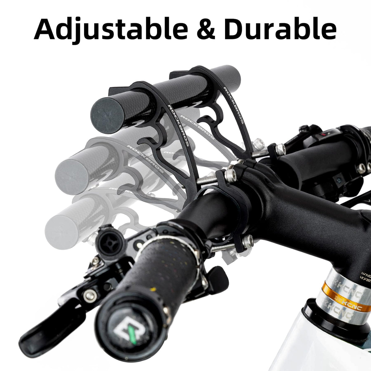 ROCKBROS carbon fiber tube detail highlighting lightweight strong construction for reduced weight on bike