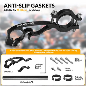 ROCKBROS packaging and included hex wrench and screws ready for quick installation and secure fit