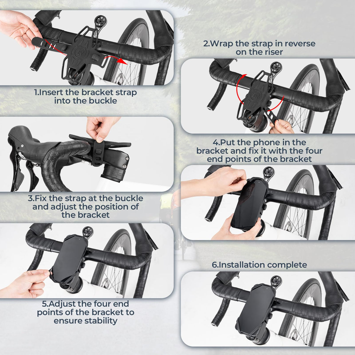 ROCKBROS commuter bike scene showing easy access and quick installation benefit