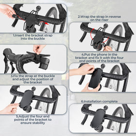 ROCKBROS commuter bike scene showing easy access and quick installation benefit