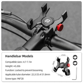 ROCKBROS side profile headset cap mount demonstrating low-profile, centered placement