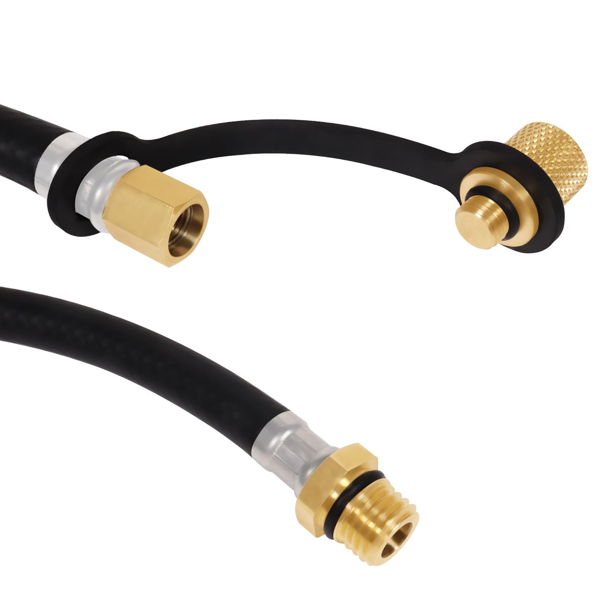Rockheel replacement hose in a maintenance scene reducing spills