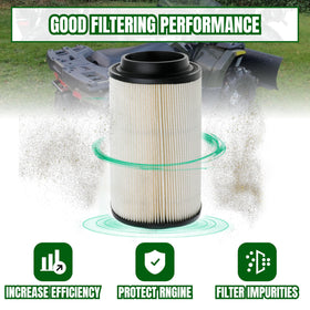 Rockheel oil filter label and clamp showing ready-to-install convenience