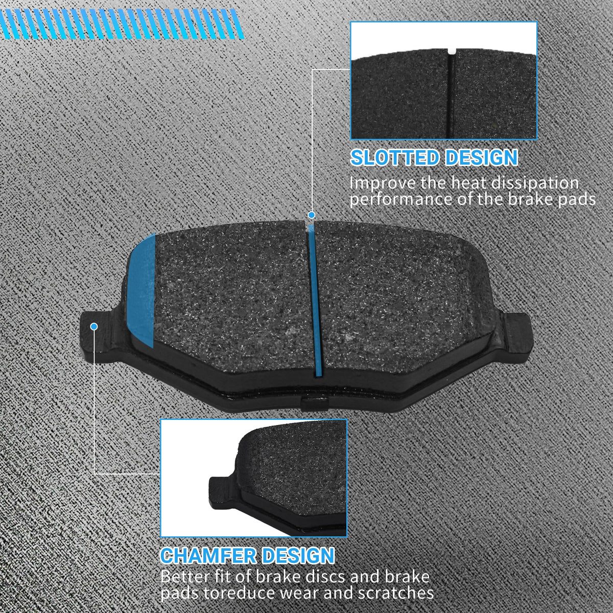 Rockplanet D1377 pad installed on vehicle rotor demonstrating proper fit and reliable braking