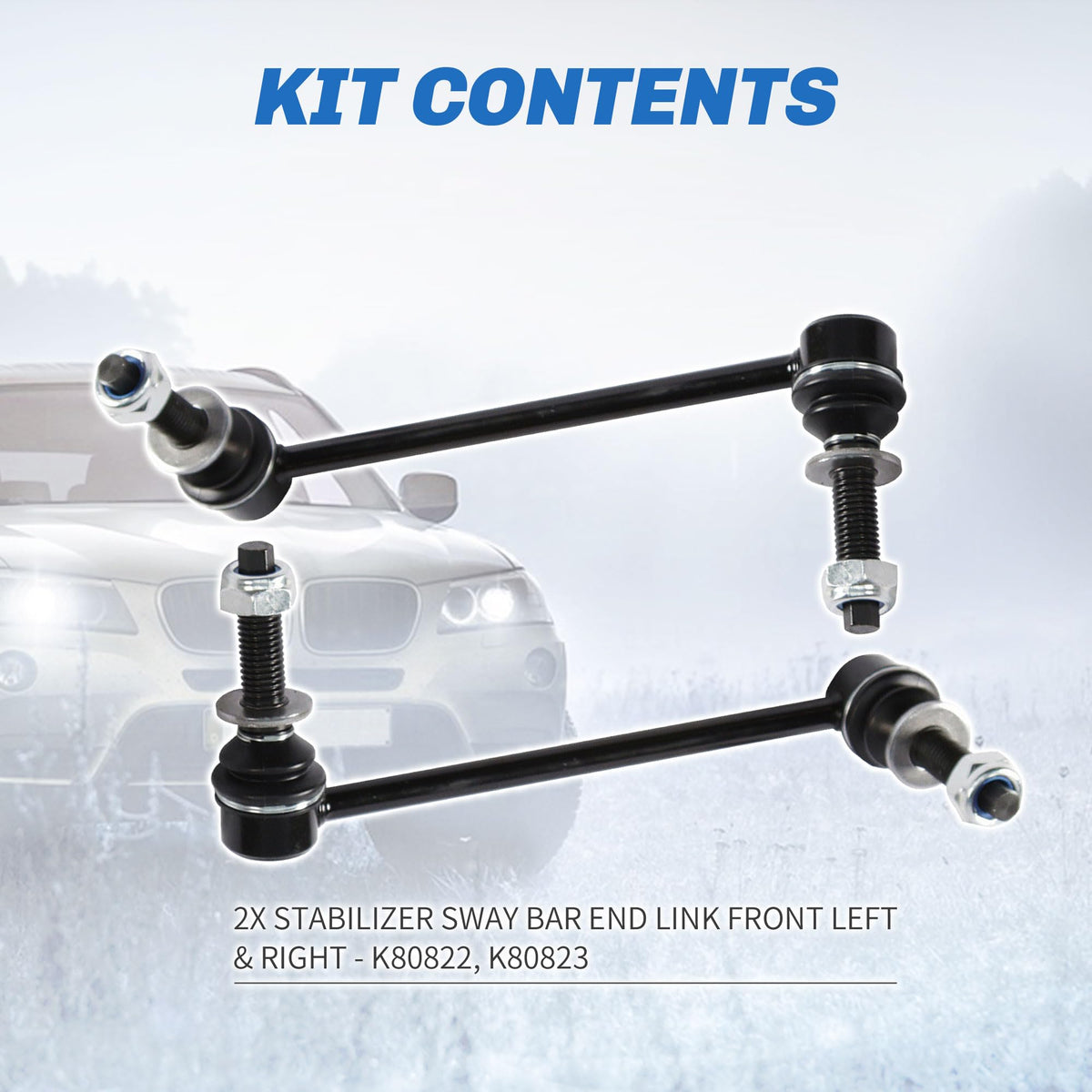 Close-up of Rockplanet sway bar link joint detail showing durable construction benefit