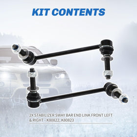 Close-up of Rockplanet sway bar link joint detail showing durable construction benefit