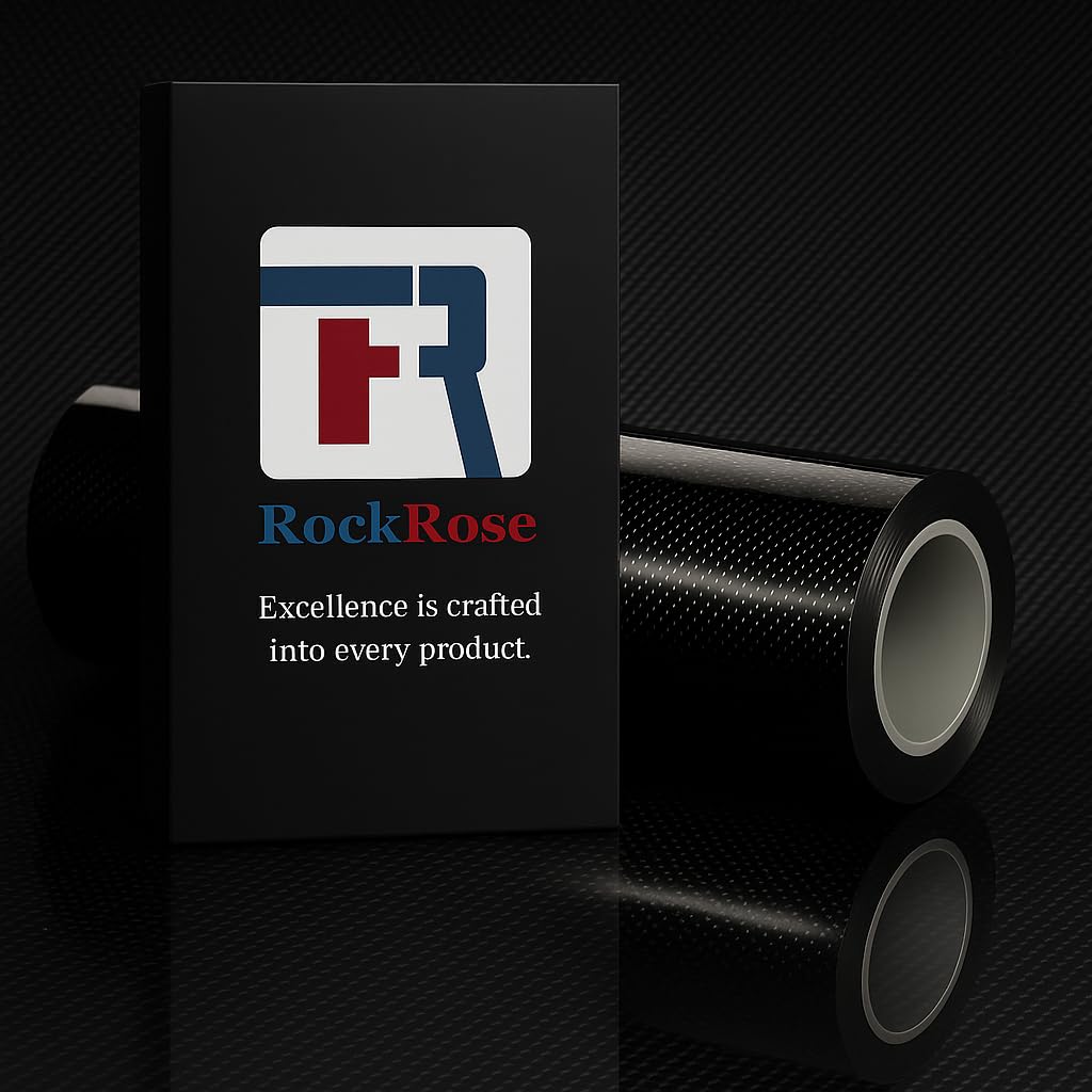 RockRose close-up of 7D carbon fiber texture highlighting reflective gloss durability