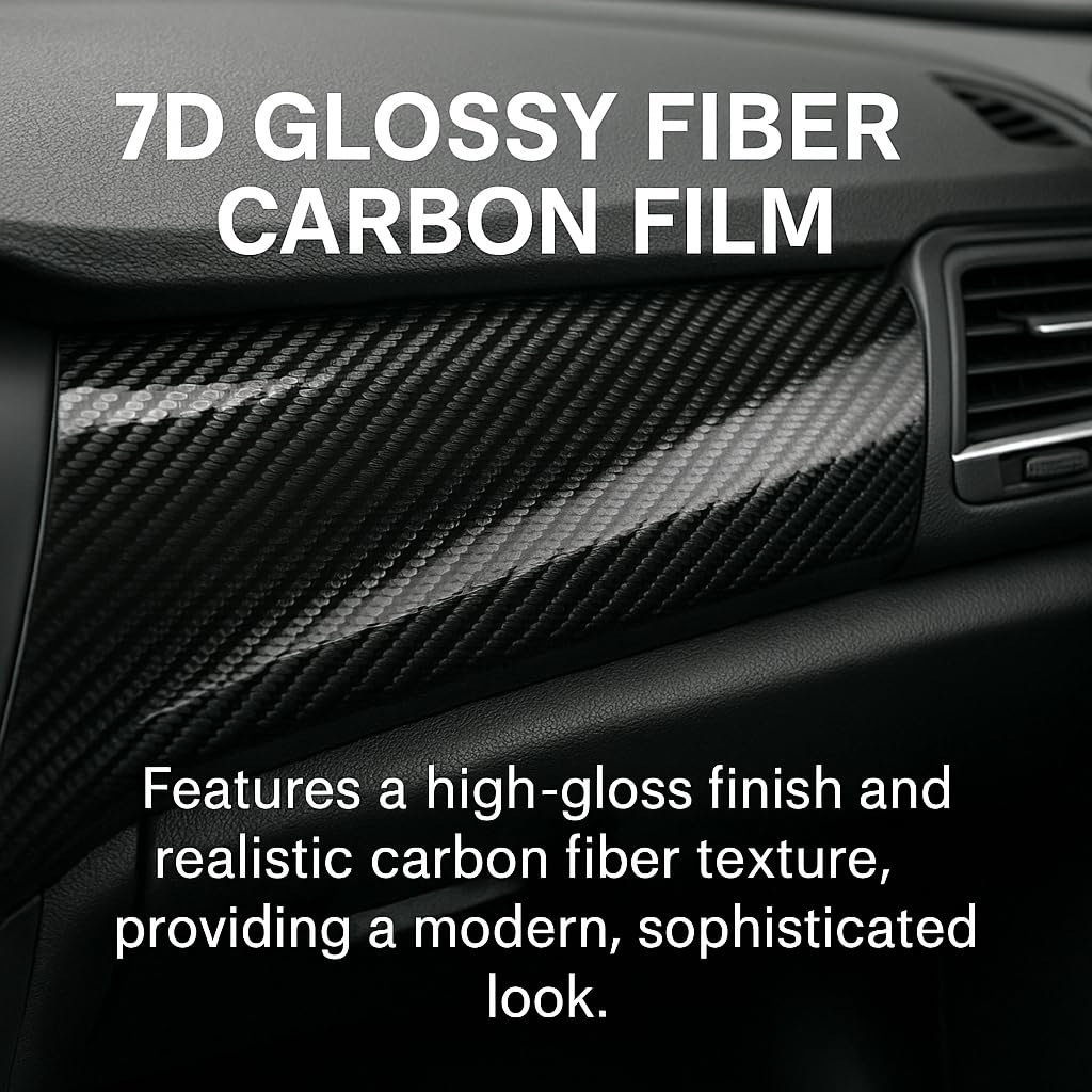 RockRose close-up of 7D carbon fiber texture highlighting depth and reflective appeal