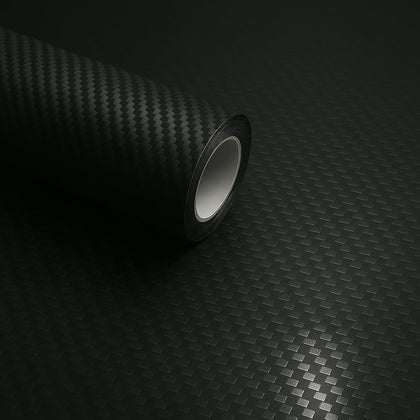 RockRose front view of matte carbon wrap showing full sheet and finish benefit