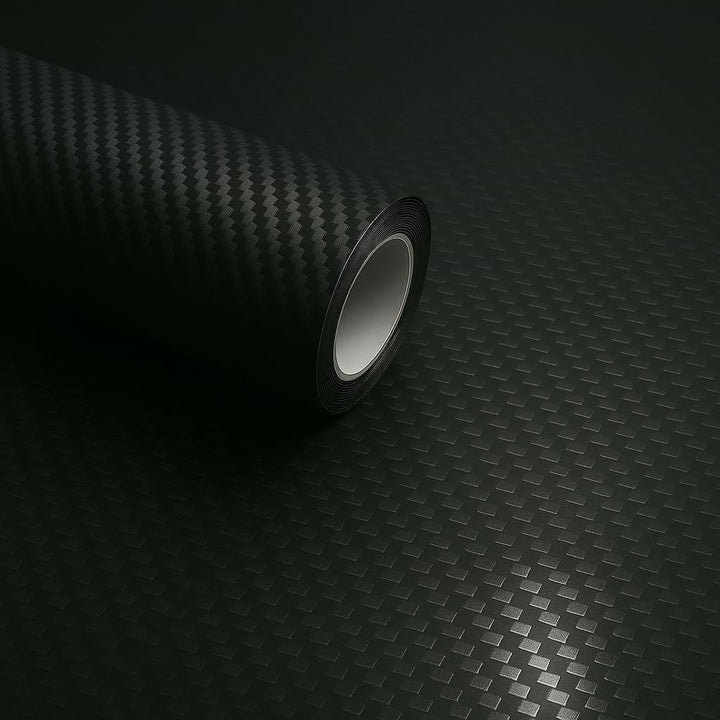 RockRose front view of matte carbon wrap showing full sheet and finish benefit