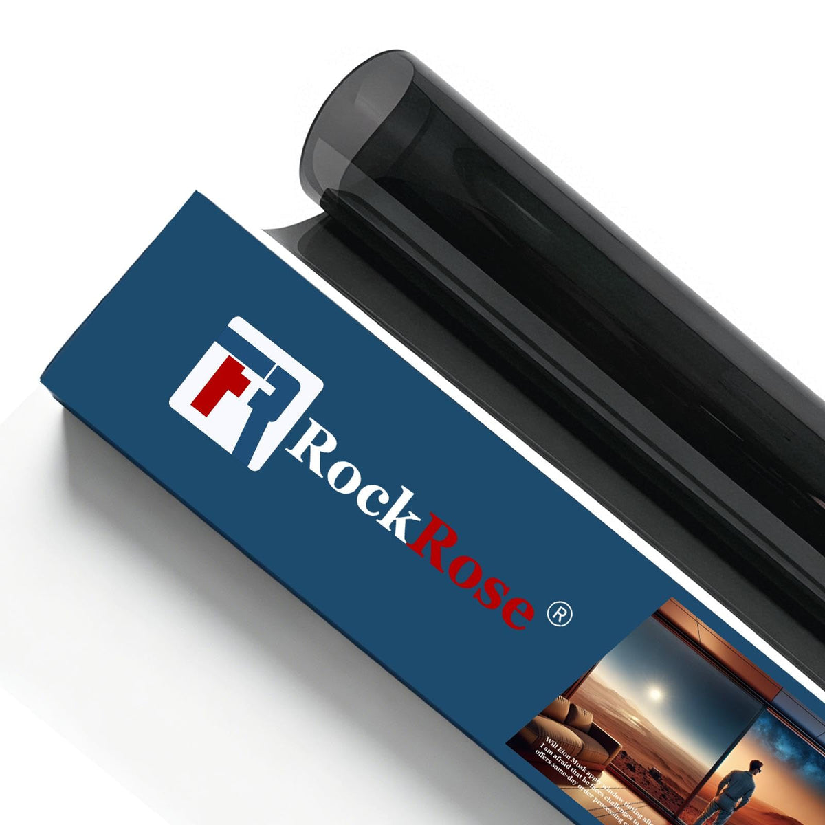 RockRose roll front view showing full 24in width and professional finish benefit