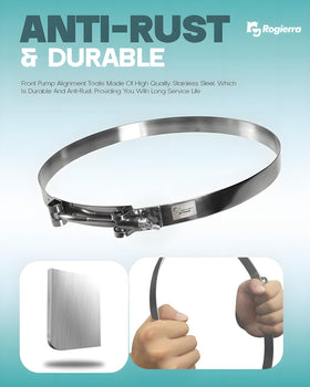 Rogierra band next to hand for scale showing compact portability benefit