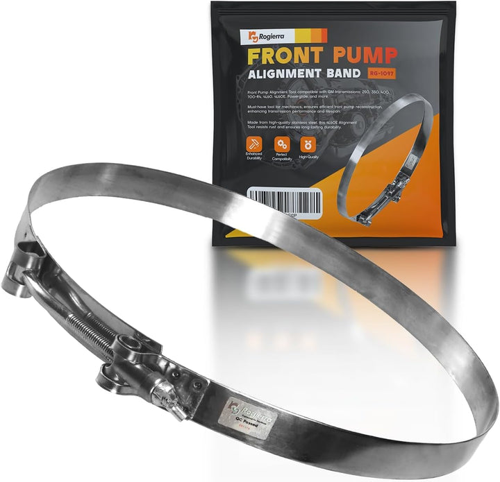 Rogierra front pump alignment band front view showing fit and durability benefit