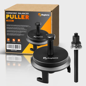 Rogierra front view of harmonic balancer puller showing durable construction and reliable grip