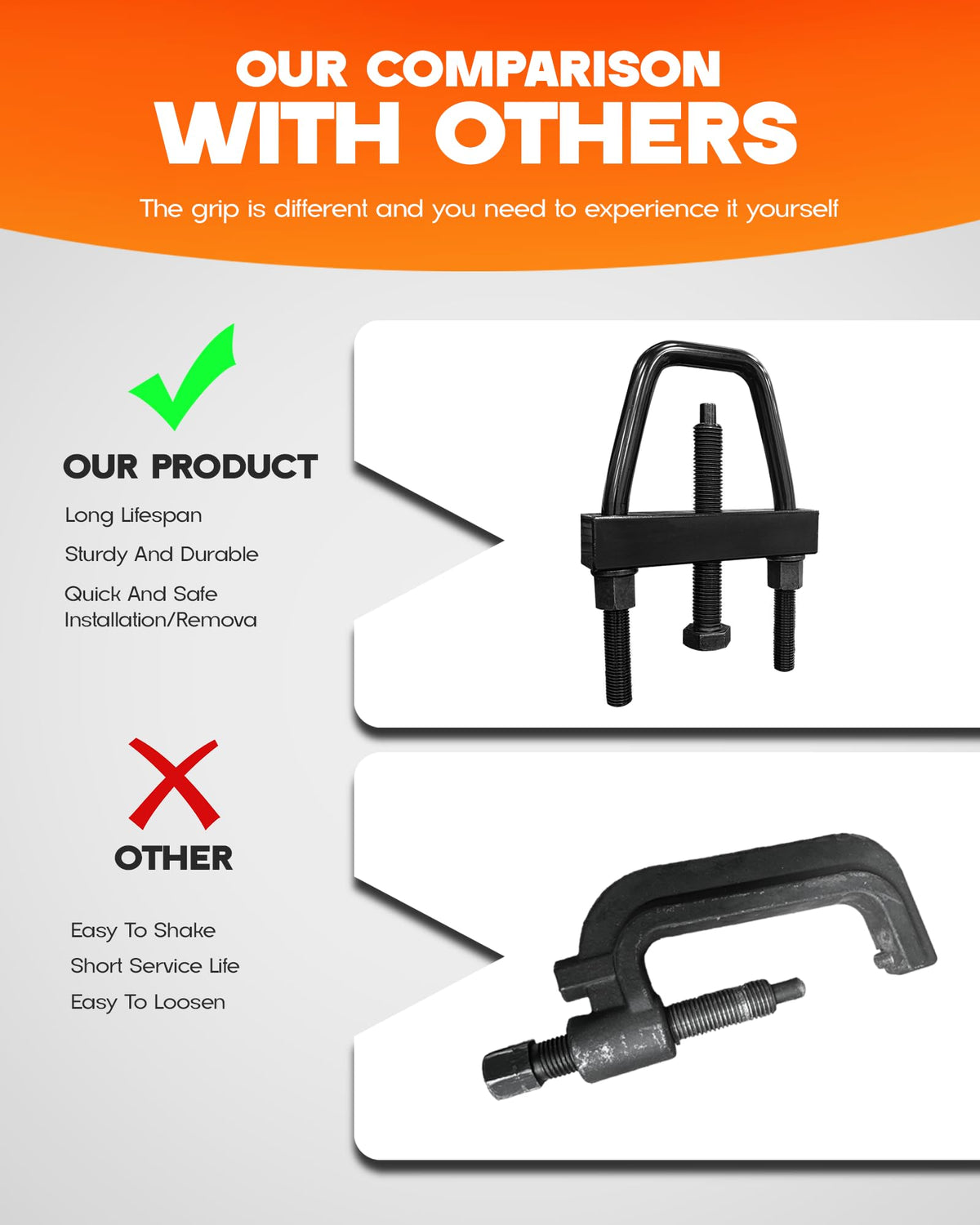 Rogierra tool in use on truck torsion bar demonstrating safer controlled adjustment