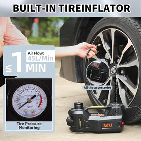 ROGTZ kit in use under car tire, fast roadside tire change advantage