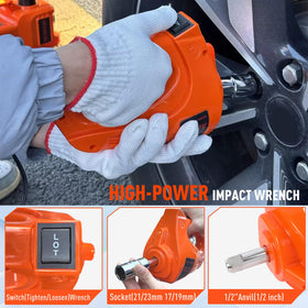 ROGTZ kit at night with LED and warning light for safer roadside work