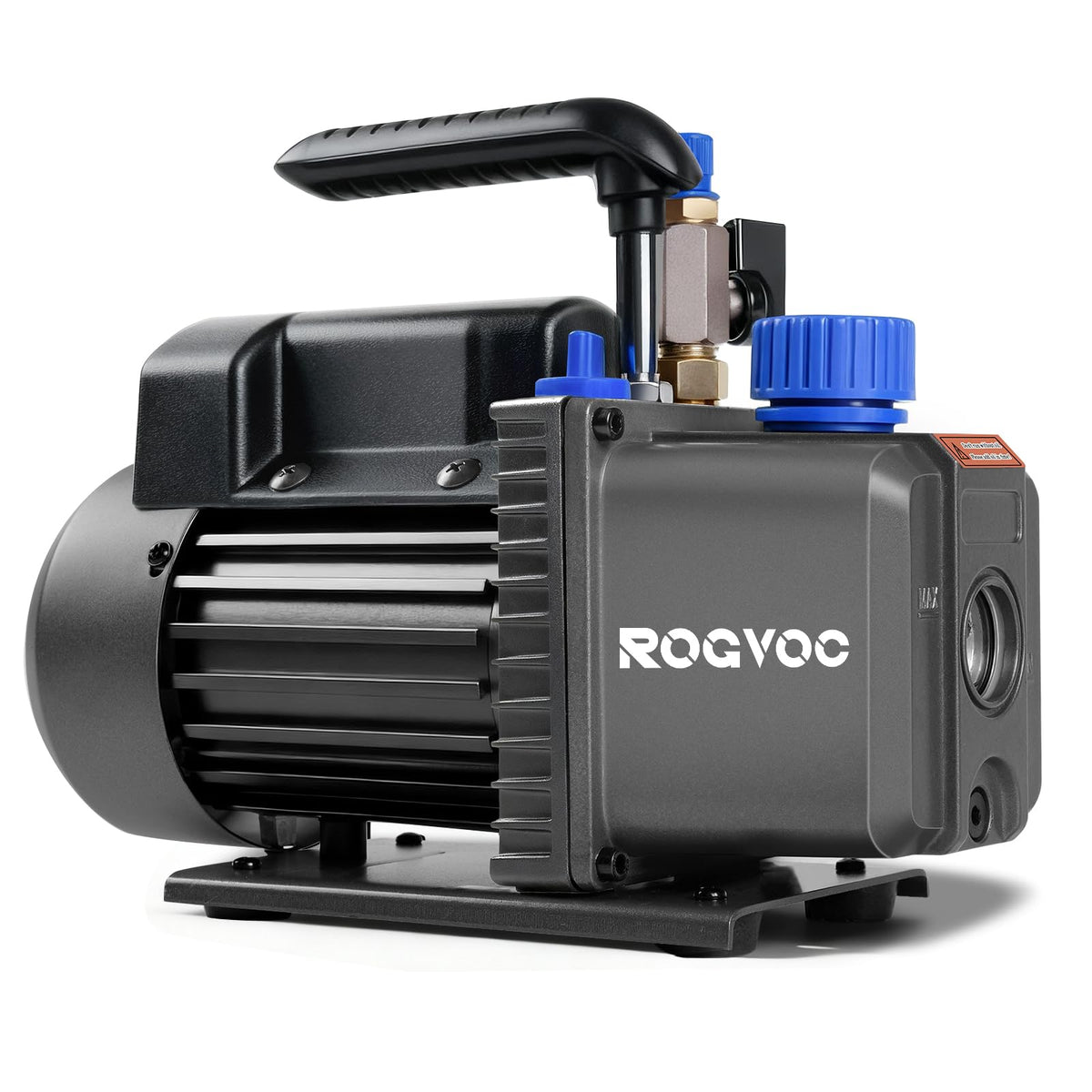 Rogvoc front unit overview showing controls and compact housing for easy storage