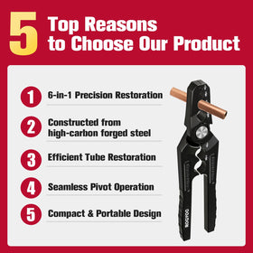 rogvoc handle and pivot detail highlighting durable joint and comfortable grip for leverage