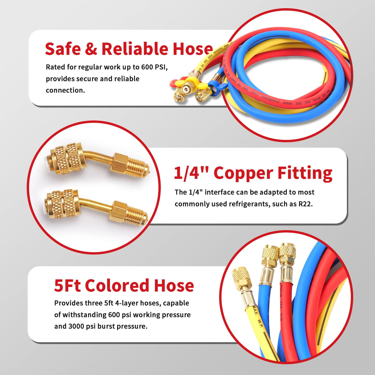 Rogvoc valves and adapters laid out showing compatibility convenience