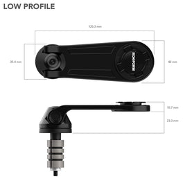 Rokform closeup of Twist Lock mechanism illustrating positive lock benefit